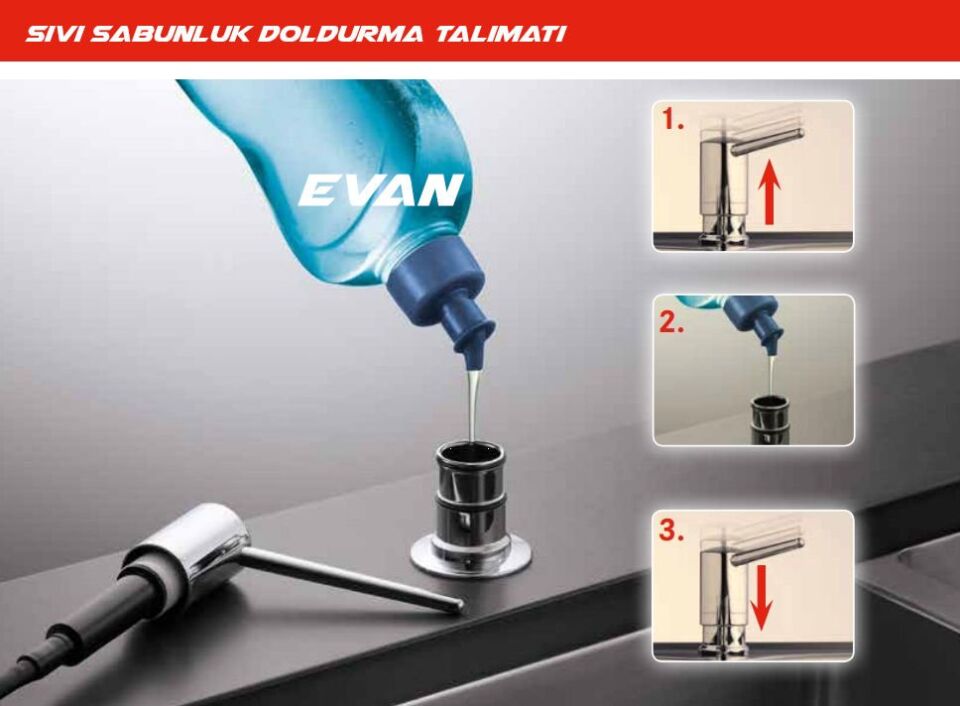 Franke Comfort Sıvı Sabunluk, Krom