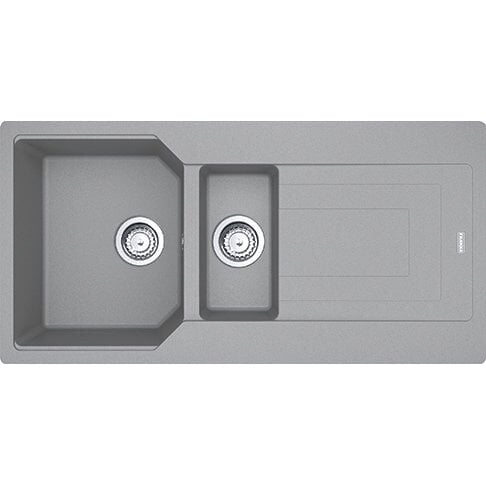 Franke Granit Eviye 1,5 Gözlü Damlalıklı Ubg 651-100 Stone Grey