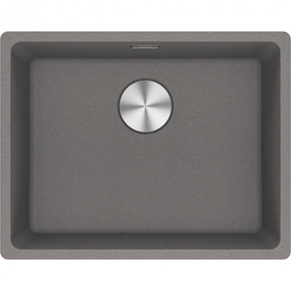 Franke Granit Eviye Tek Gözlü Damlalıksız Bx Maris Mrg 210/110-52 Stone Grey