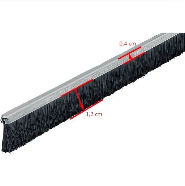 Hafele Kapı Altı Fırçası Gömme Montaj 1000mm