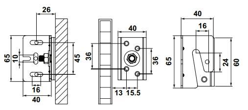 Hafele HALTER 03 Dolap Askı Elemanı Sağ