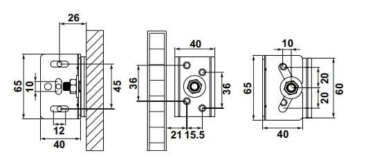 Hafele HALTER 02 Dolap Askı Elemanı