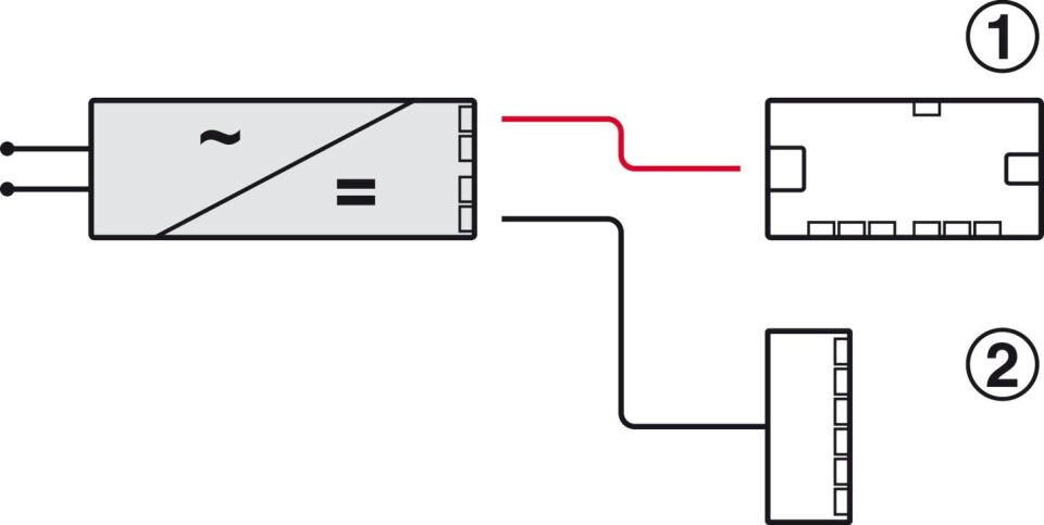 Hafele LOOX5 LED Sürücü 12V/20W Plastik