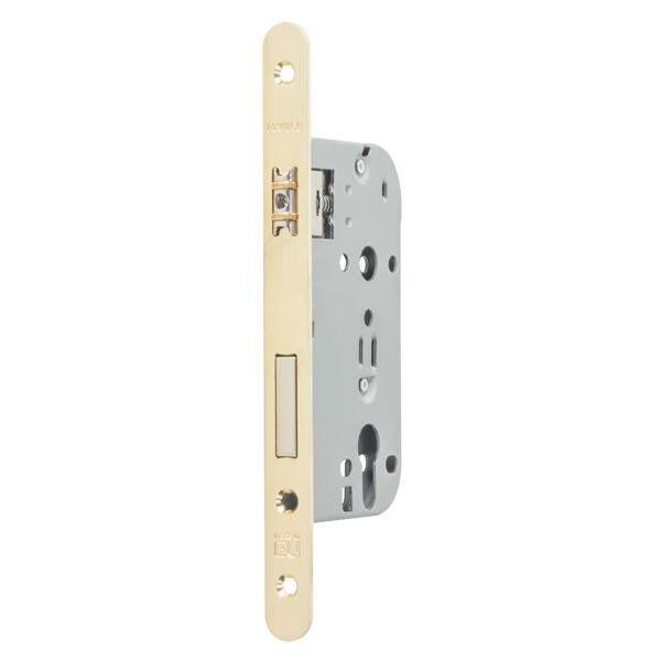 Hafele Çarpma Kapı Kilidi (Makaralı Kilit) Barelli Tip (PC) 20mm Parlak Pirinç Renk