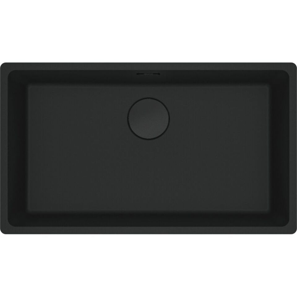 Franke Fragranit Evye Marıs Mrg 110-72 Matt Black Tek Gözlü Damlalıksız