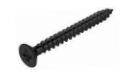 Hafele HOSPA Havşa Başlı Vida Paslanmaz Çelik Siyah 5x50 mm (200 Adet)
