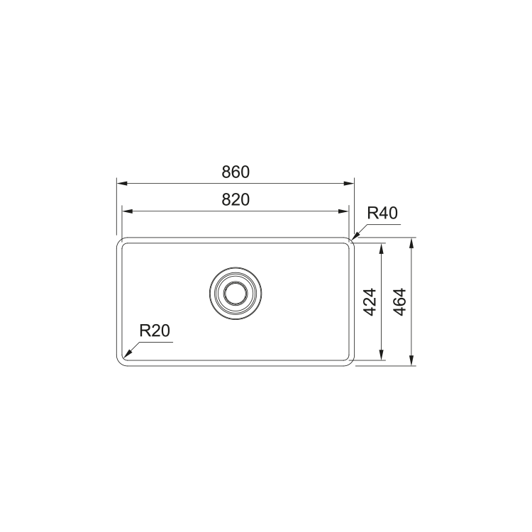Franke MQX 110-82 Çelik Eviye