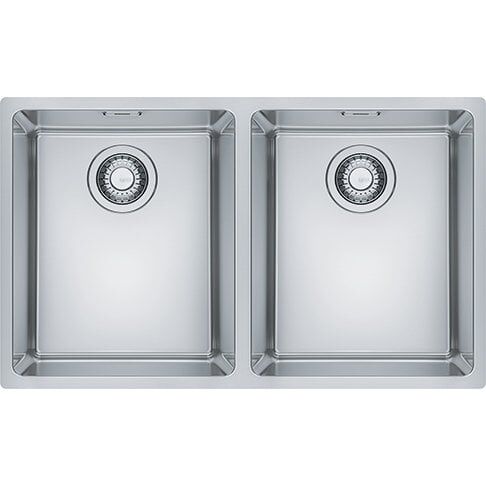 Franke Çelik Eviye Maris MRX 120-34-34 Çift Gözlü Tezgah Altı Inox