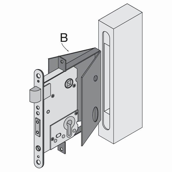 Hafele Koruma Levh. 65X72Mm Kilit İçin 2Mm