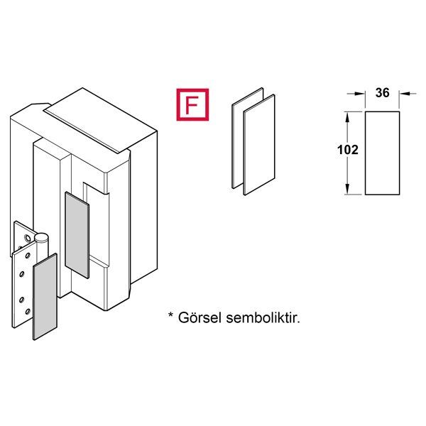 Hafele Koruma Levh.Cdh60 İçin,1Mm