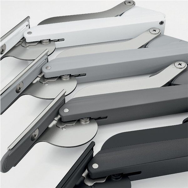 Hafele Free Space 1.11 Model D Gri/Nikel (25 Set)