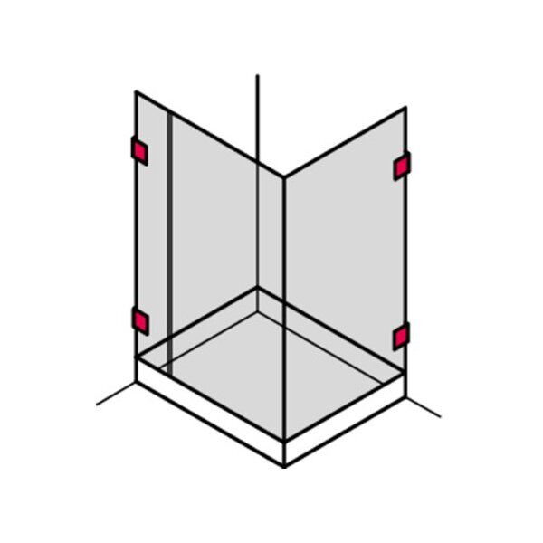 Hafele Cam Tutucu Yuvarlak Krom Parlak 51x51mm