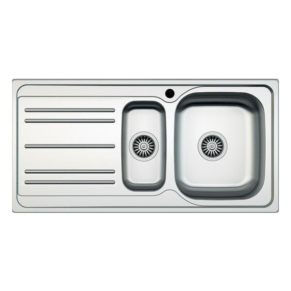 Hafele CAPUA06 Eviye Tezgah Üstü 1000x500mm Satin Sol