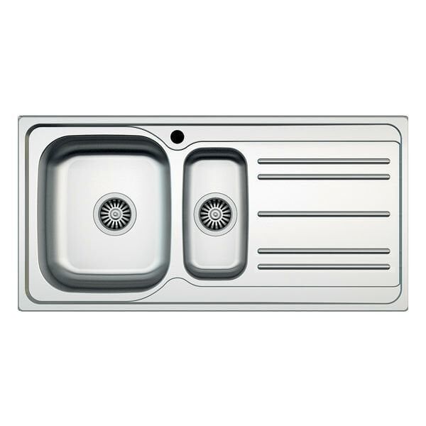Hafele CAPUA06 Eviye Tezgah Üstü 1000x500mm Satin Sağ