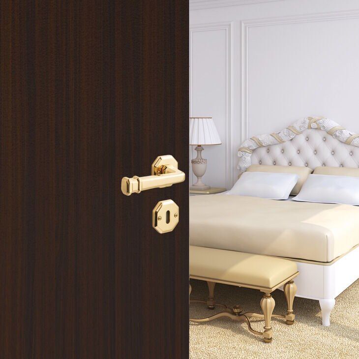 Hafele YORK CB (Oda Tipi) Antik Bronz Renk Kapı Kolu