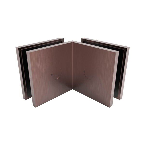 Hafele FORTIUS 03 Cam Tutucu C/C 90° Parlak Rose