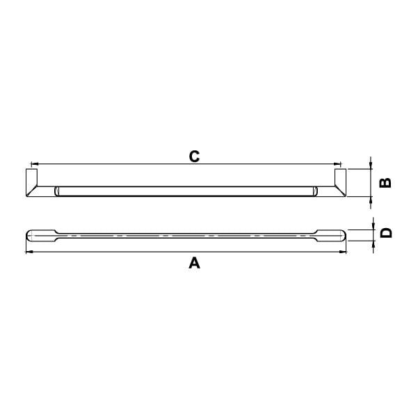 Hafele Mobilya Kulpu Pose 320mm Paslanmaz Çelik