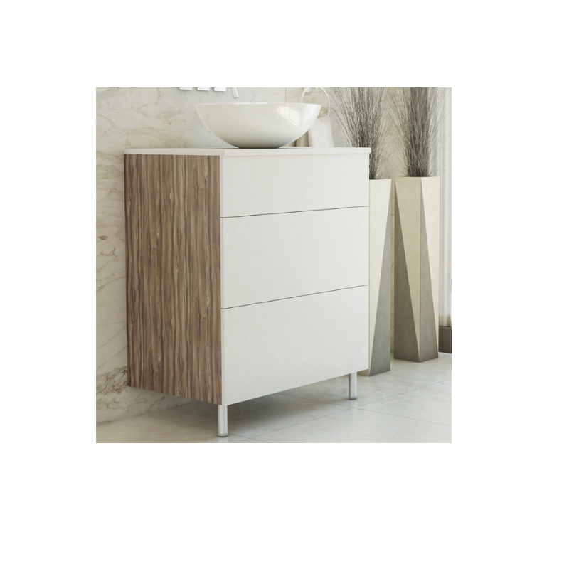 Hafele Bonny Yuvarlak Mobilya Ayağı 25x100mm, Mat Krom Renk