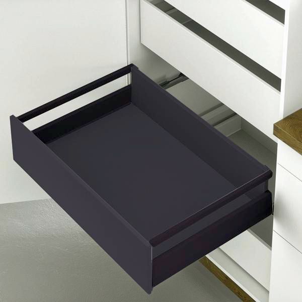 Hafele M. Box P50 Vis-Al İç Çekmece 18/92/900/500mm, Antrasit Renk