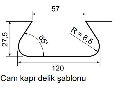 Hafele Cam Tutucu 80kg