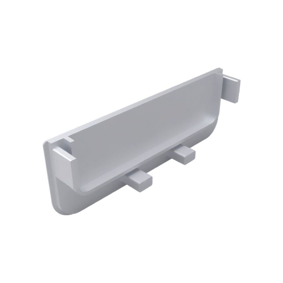 Hafele STRIATA-II-U Profil Kulp Mat Krom 4200mm