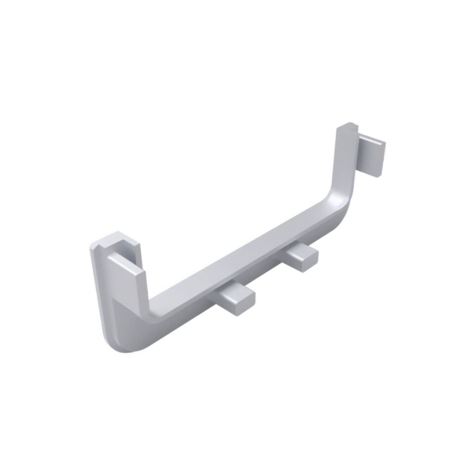 Hafele STRIATA-II-U Profil Kulp Mat Krom 4200mm