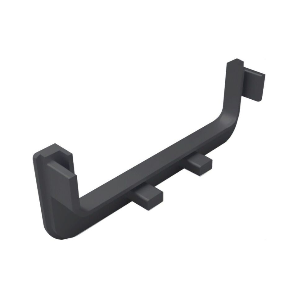 Hafele STRIATA-II-U Profil Kulp Mat Siyah 4200mm