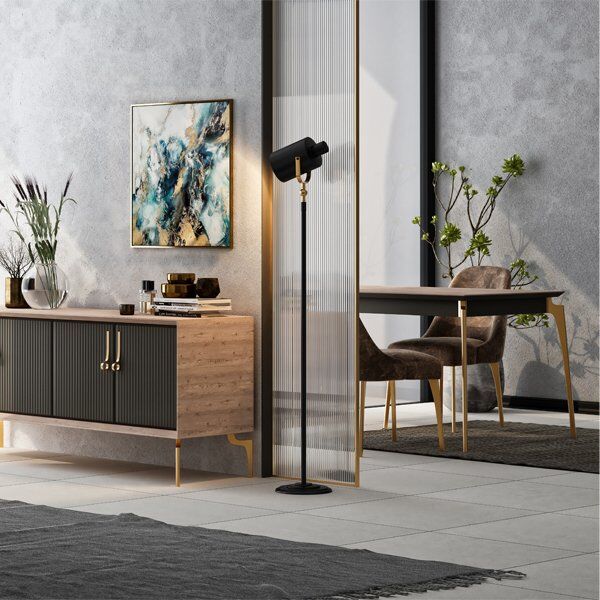 Hafele Pose Mobilya Ayağı, Mat Siyah 140 Mm