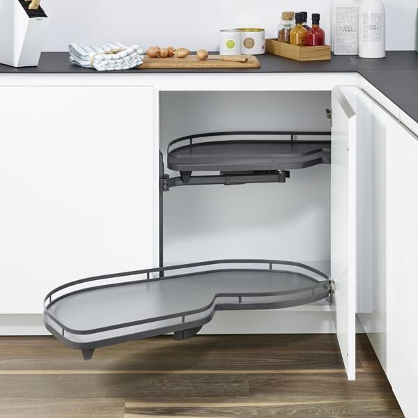 Hafele Lemans2 Sağ Kiler Seti 45/60-75cm Antrasit