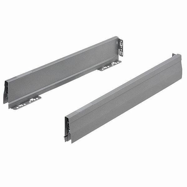 Hafele Moovit, Çekmece Yanağı Antrasit 450mm