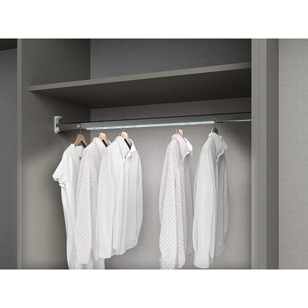 Hafele SELECT II Işıklı Askı Borusu Pilli, krom,562mm