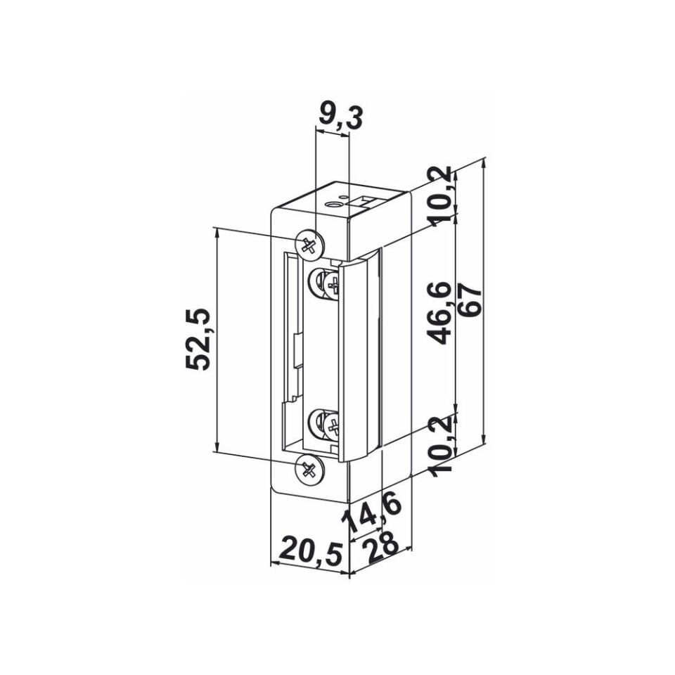 Hafele MULTI E.k.Karşılığı, 8-16VAC, mandallı