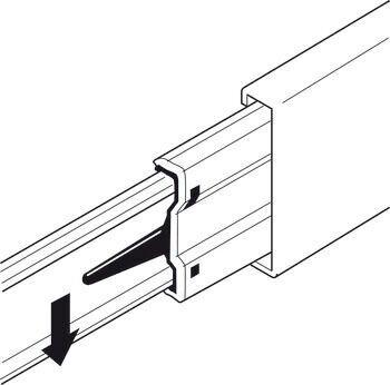 Hafele Bilyalı Ray Ball Tam Açılım 45SC 45/550mm Galvaniz