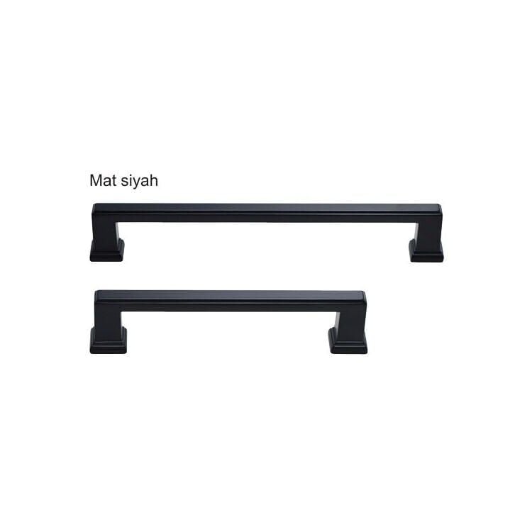 Hafele MELE Kulp mat siyah 192mm