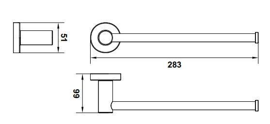 Hafele OZO Kağıt Havluluk Titanyum