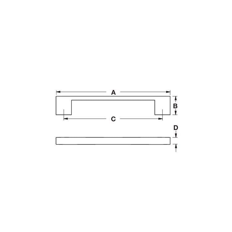 Hafele HANNAH III Kulp p. çelik renkli 160mm