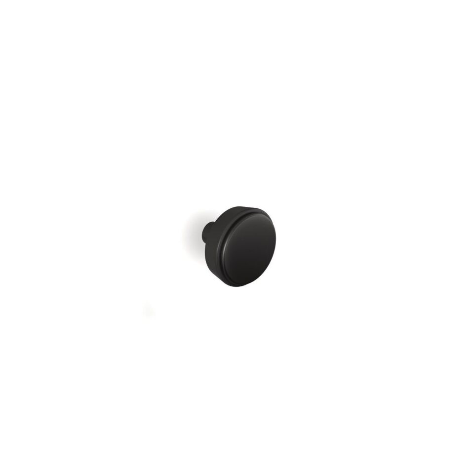 Hafele AURE Mat Siyah Renk 30 mm Düğme Kulp