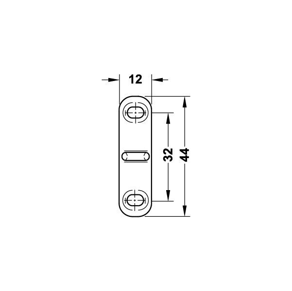 Hafele EFL3/3C Kilit Karşılığı, Kendinden Ayarlı