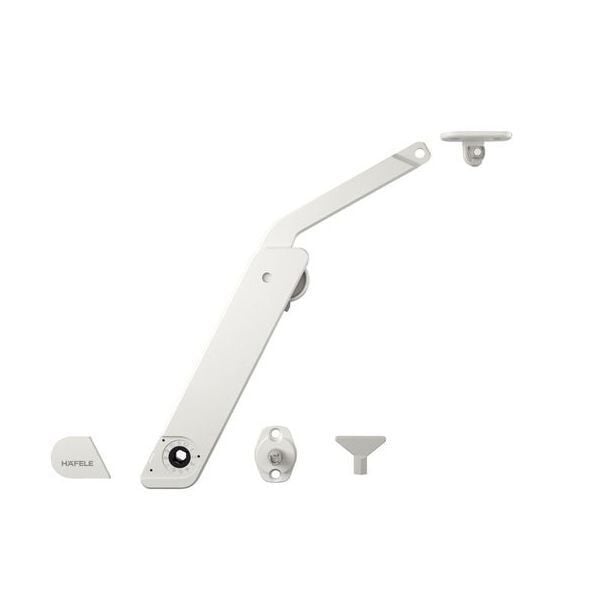 Hafele Free Flap H 1.5 Sol Yön Makas Seti D, Beyaz Renk