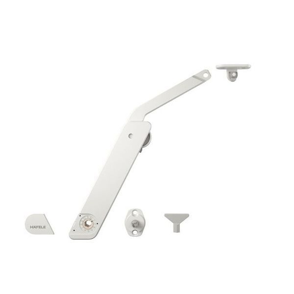 Hafele Free Flap H 1.5 Sol Yön Makas Seti B, Beyaz Renk