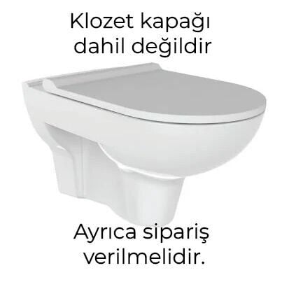 Hafele SYSTO WALL R52 Asma Klozet Parlak Beyaz