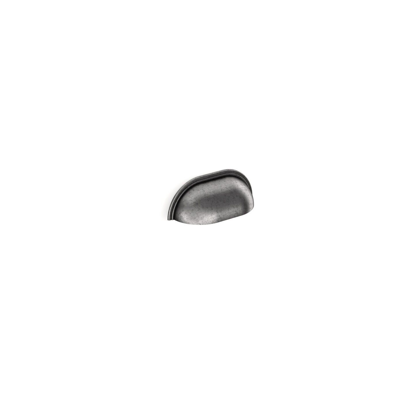 Hafele MUSSEL Antik Gümüş Renk 96 mm Mobilya Kabuk Kulp