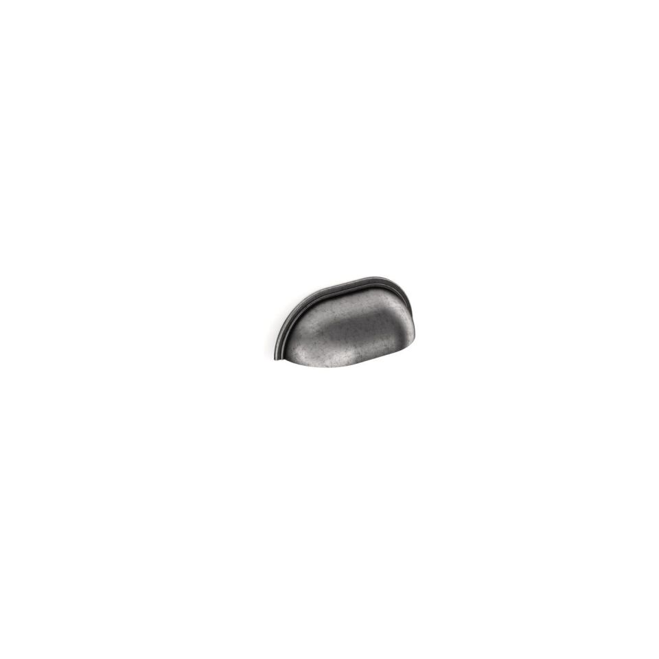 Hafele MUSSEL Antik Gümüş Renk 96 mm Mobilya Kabuk Kulp