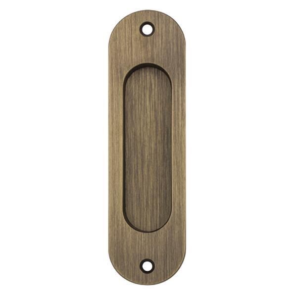 Hafele Oval Pasaj Tipi Gömme Kulp, Antik Bronz Renk