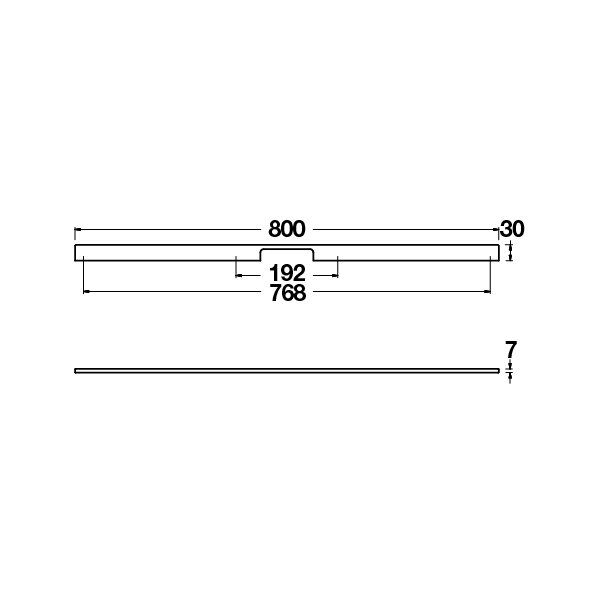 Hafele Mobilya Kulpu Mia2 800mm Siyah