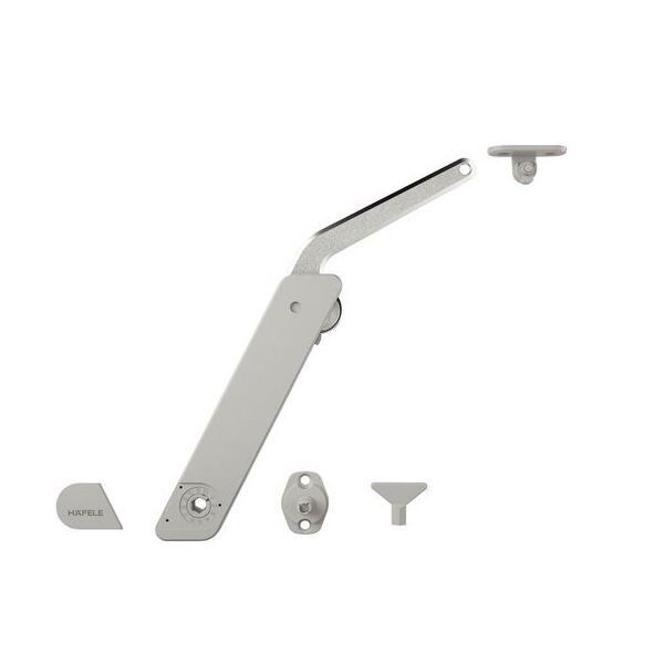 Hafele Free Flap H 1.5 Sol Yön Makas Seti A, Gri Renk