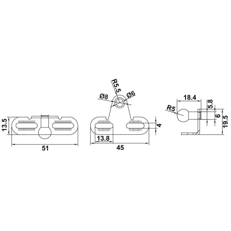 Hafele Runa Drop 120N Antrasit Renk Gazli Piston