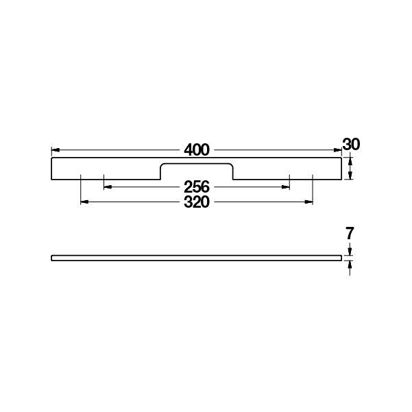 Hafele Mobilya Kulpu Mia2 400mm Paslanmaz Çelik