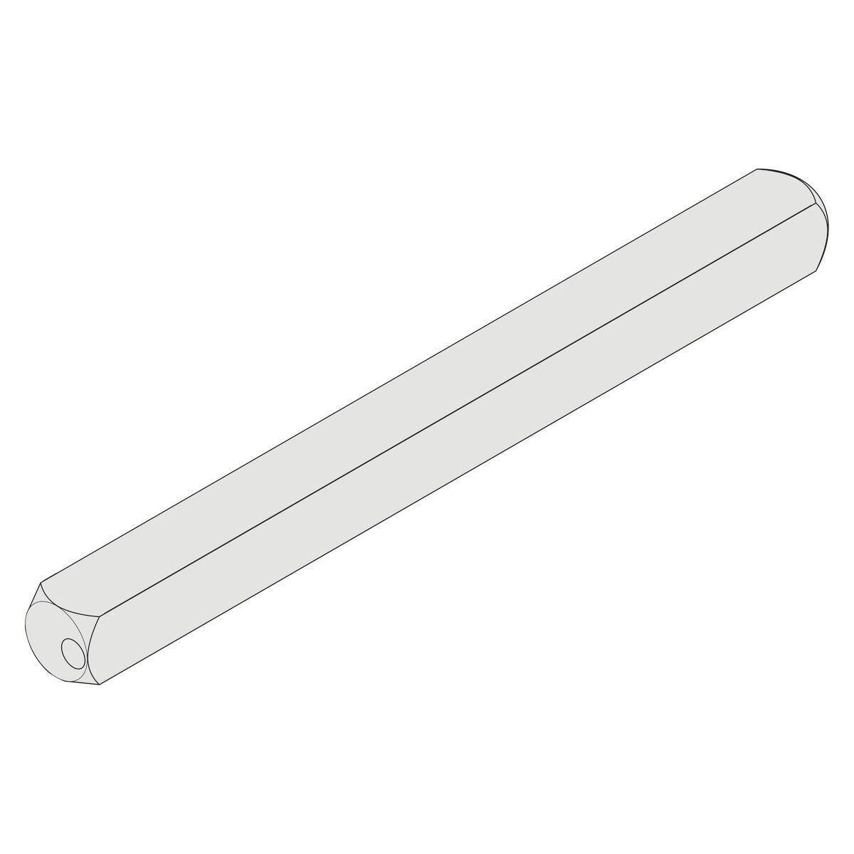 Hafele Çift Taraflı Mil, Nikel, 8x8x95 mm Kapı Kolu Montaj Aksesuarı