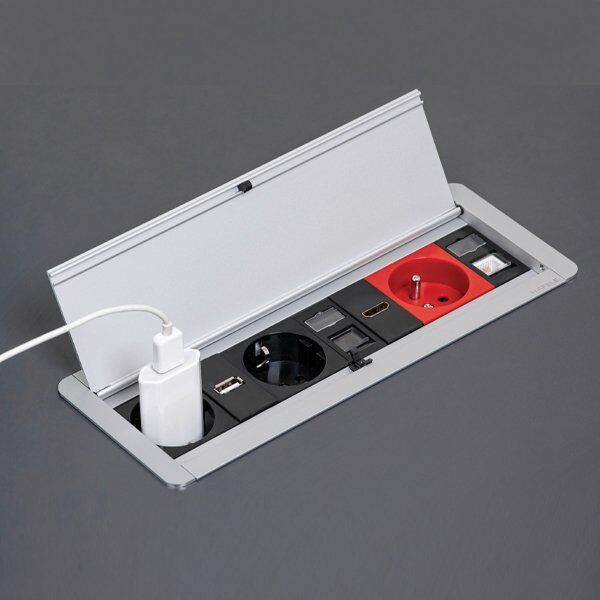 Hafele ODIN GRN.2priz/UPS/CAT6&3/HDMI/USB,m.el.